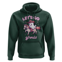 Halloween Cowboy Hoodie Let's Go Ghouls Ghost Riding Horse