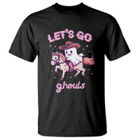 Halloween Cowboy T Shirt Let's Go Ghouls Ghost Riding Horse - Wonder Print Shop