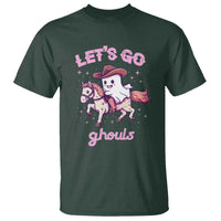 Halloween Cowboy T Shirt Let's Go Ghouls Ghost Riding Horse - Wonder Print Shop