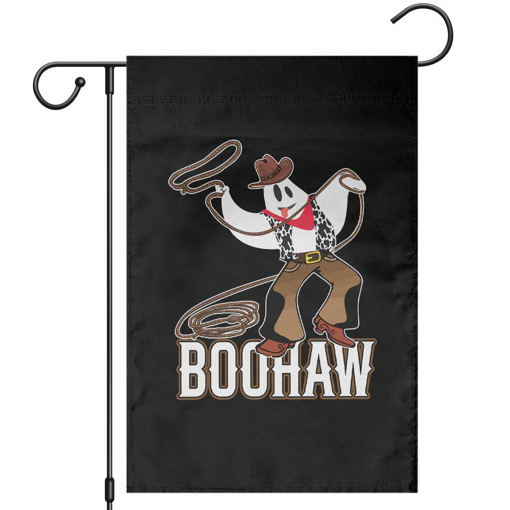 Halloween Cowboy Garden Flag BooHaw Western Ghost - Wonder Print Shop