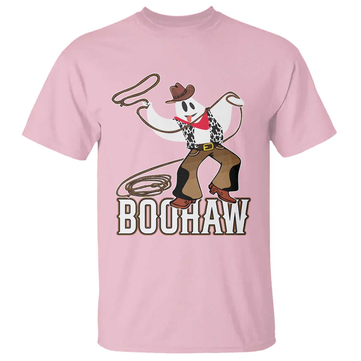 Halloween Cowboy T Shirt BooHaw Western Ghost - Wonder Print Shop