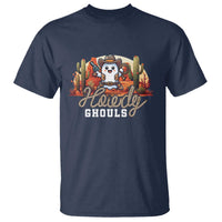 Halloween Cowboy T Shirt Howdy Ghouls Funny Western Ghost