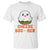 Funny Halloween T Shirt Cheese Boo-ger Cute Hamburger Ghost - Wonder Print Shop