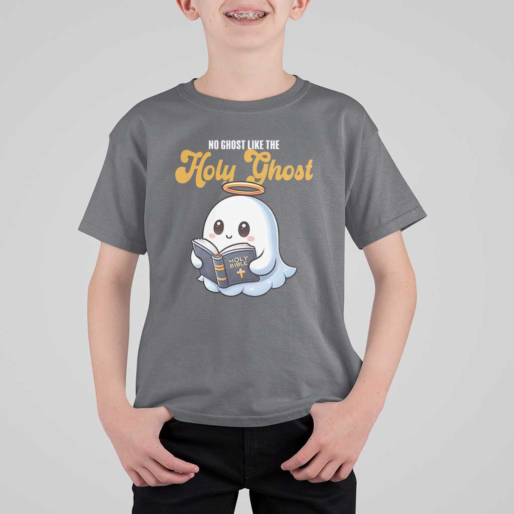 Funny Halloween Christian T Shirt For Kid No Ghost Like The Holy Ghost - Wonder Print Shop