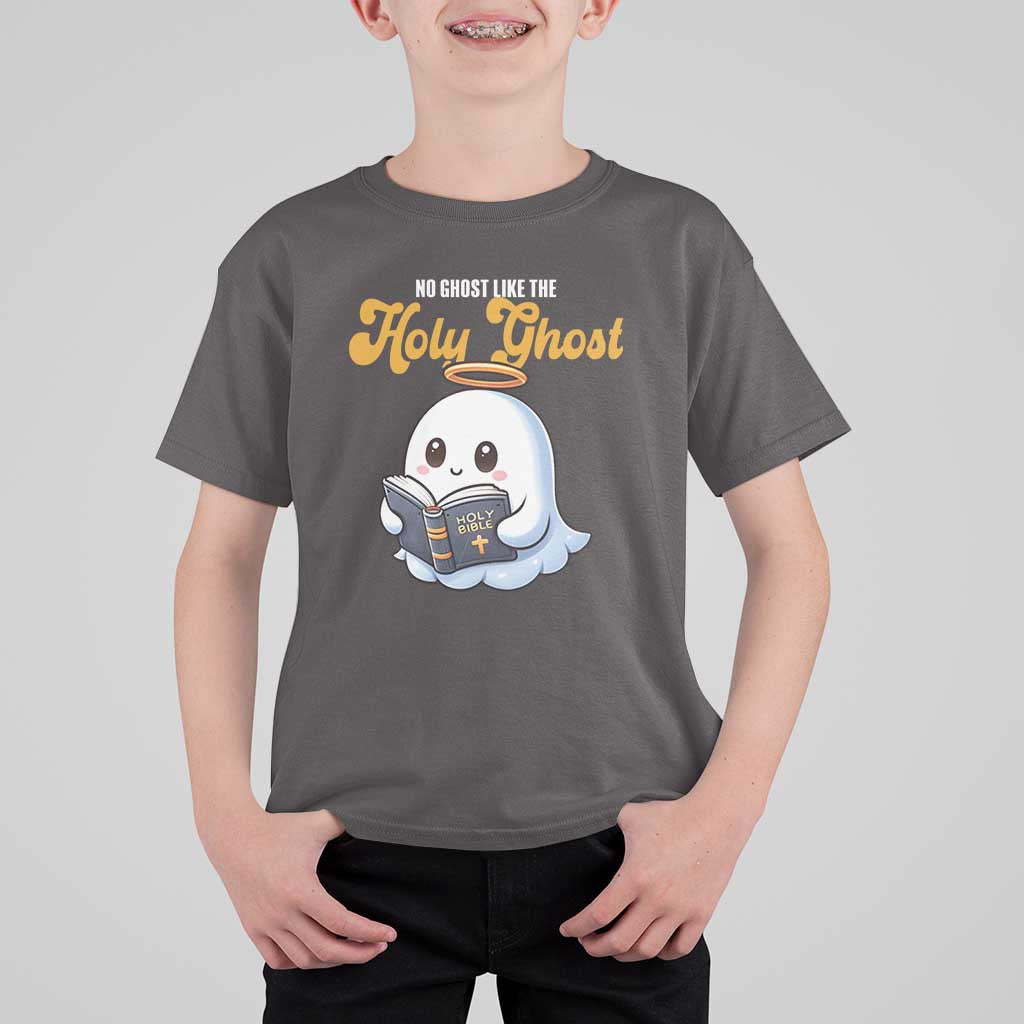 Funny Halloween Christian T Shirt For Kid No Ghost Like The Holy Ghost - Wonder Print Shop