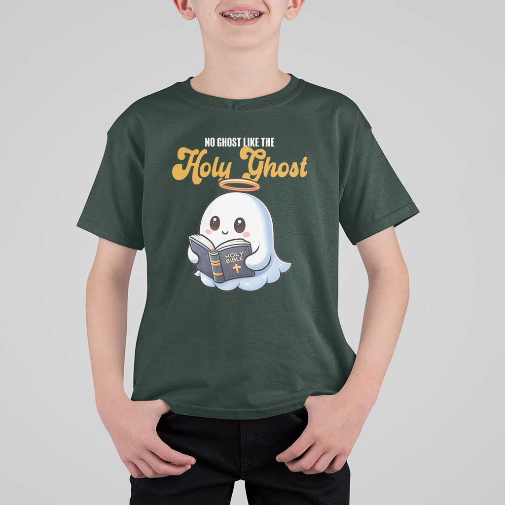 Funny Halloween Christian T Shirt For Kid No Ghost Like The Holy Ghost - Wonder Print Shop