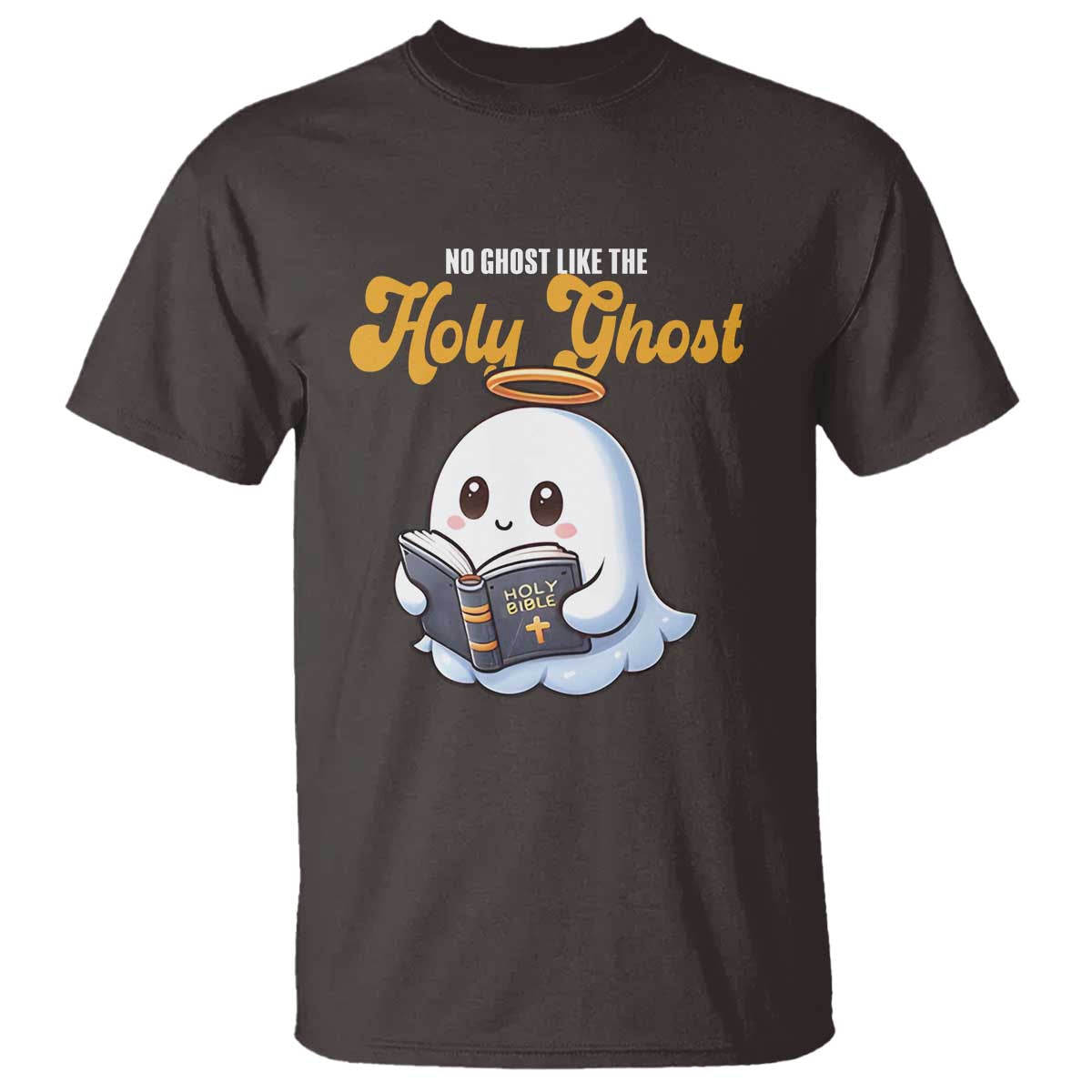 Funny Halloween Christian T Shirt No Ghost Like The Holy Ghost - Wonder Print Shop