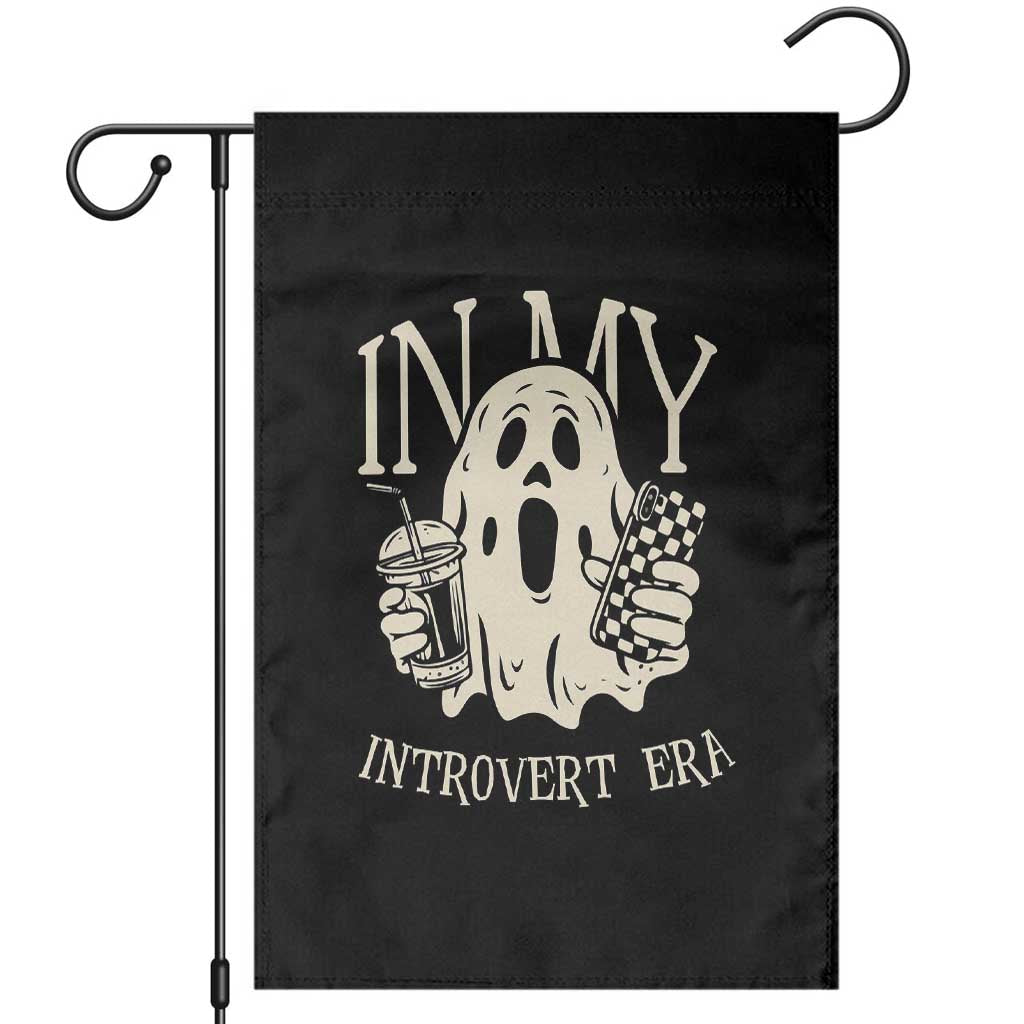 Funny Halloween Garden Flag In  My Introvert Era Ghost - Wonder Print Shop