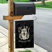 Funny Halloween Garden Flag In  My Introvert Era Ghost - Wonder Print Shop