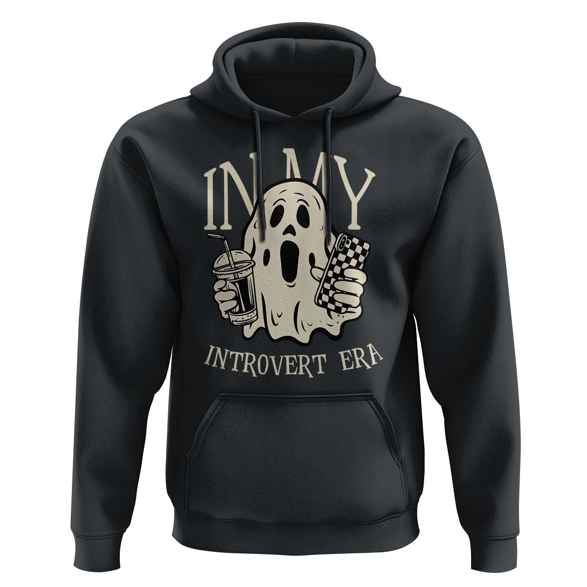 Funny Halloween Hoodie In  My Introvert Era Ghost