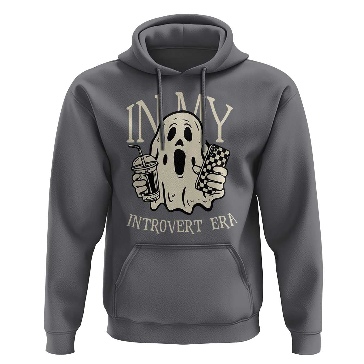 Funny Halloween Hoodie In  My Introvert Era Ghost