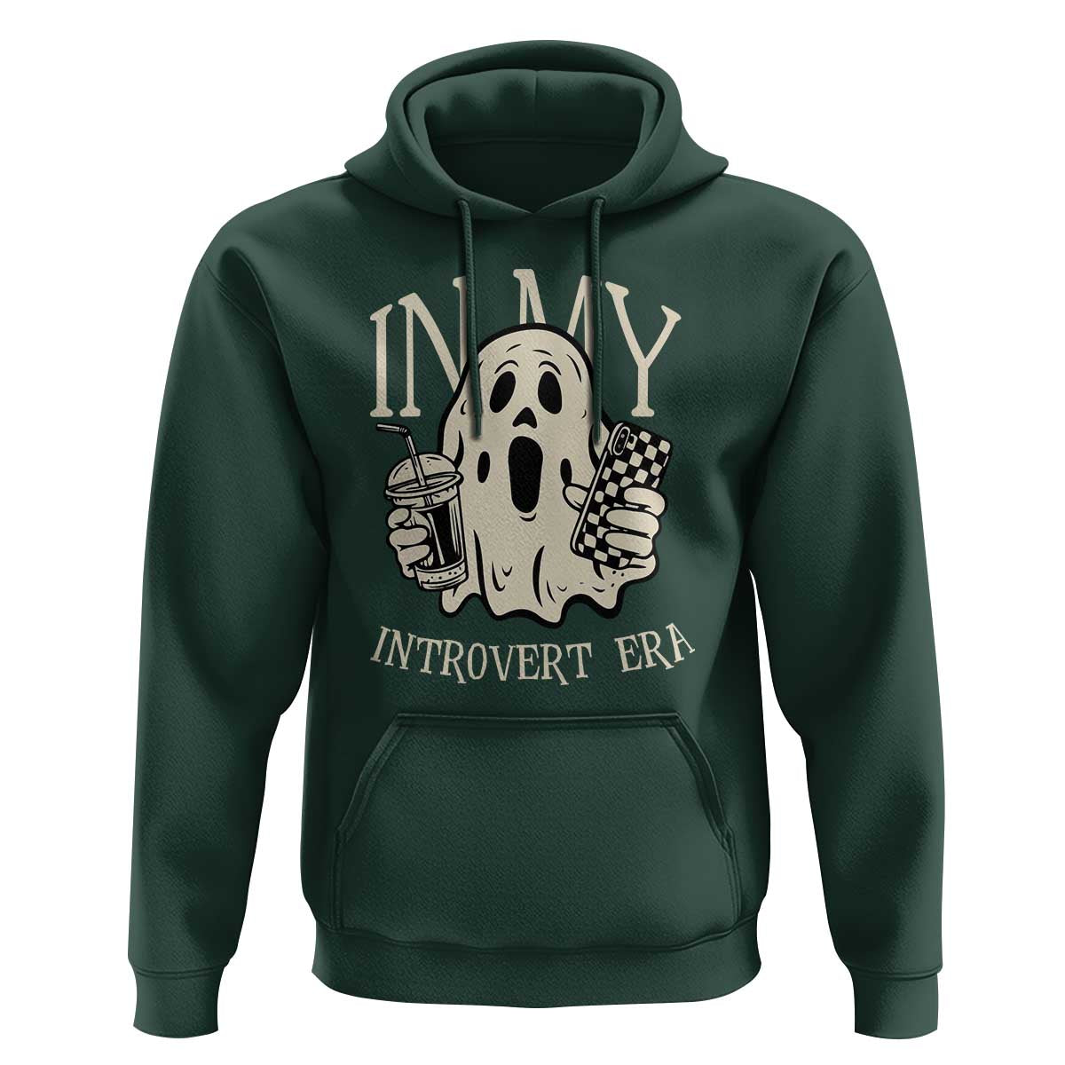 Funny Halloween Hoodie In  My Introvert Era Ghost
