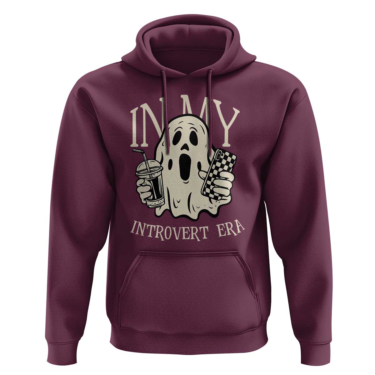 Funny Halloween Hoodie In  My Introvert Era Ghost