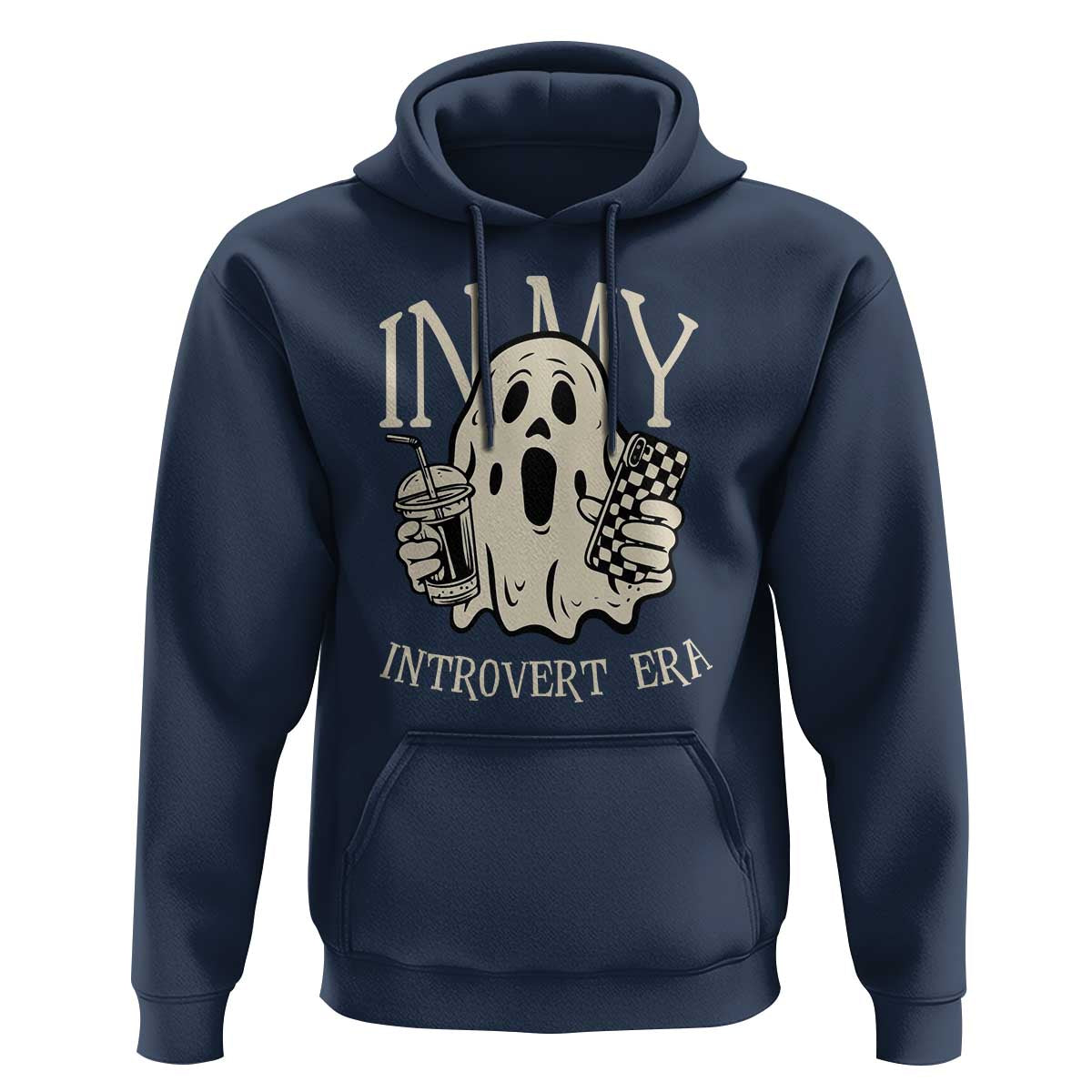 Funny Halloween Hoodie In  My Introvert Era Ghost