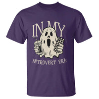Funny Halloween T Shirt In  My Introvert Era Ghost - Wonder Print Shop
