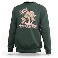 Grow Your Own Way Mushroom Level Up Sweatshirt - Wonder Print Shop