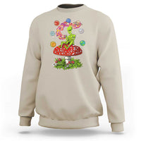 Outer Space Funny Alien Smoking Sweatshirt