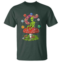 Outer Space Funny Alien Smoking T Shirt