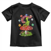 Outer Space Funny Alien Smoking Toddler T Shirt