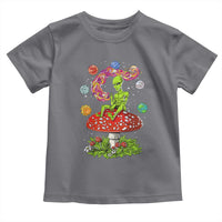Outer Space Funny Alien Smoking Toddler T Shirt