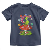 Outer Space Funny Alien Smoking Toddler T Shirt