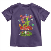 Outer Space Funny Alien Smoking Toddler T Shirt
