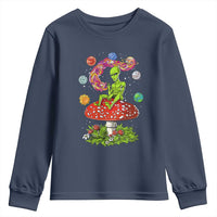 Outer Space Funny Alien Smoking Youth Sweatshirt