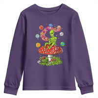 Outer Space Funny Alien Smoking Youth Sweatshirt