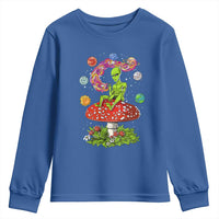Outer Space Funny Alien Smoking Youth Sweatshirt