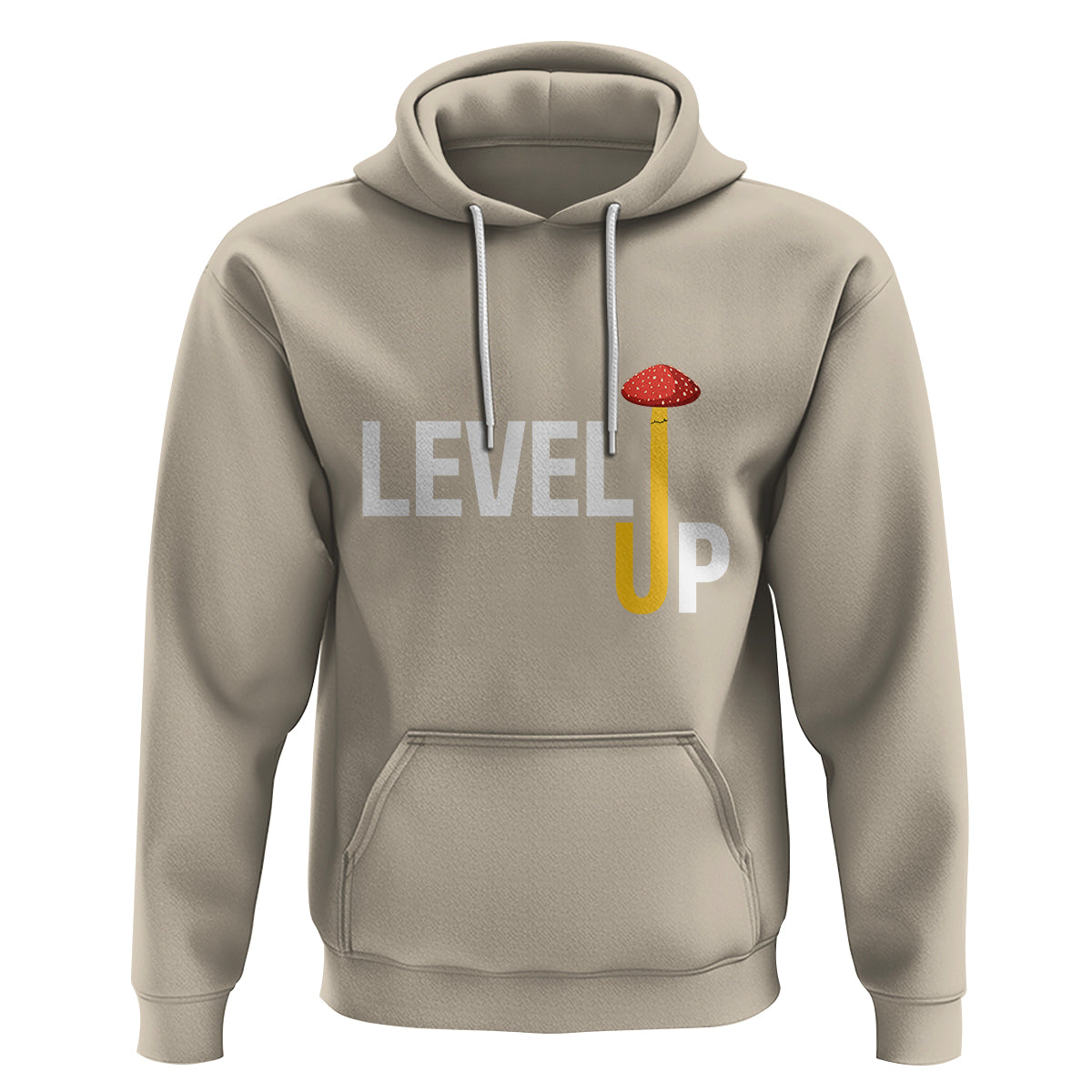 Level Up Mushroom Grow Your Own Way Hoodie - Wonder Print Shop