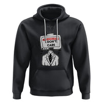 Breaking News I Don't Care Funny Sarcasm Humor Sarcastic Joke Aniti Social Hoodie - Wonder Print Shop