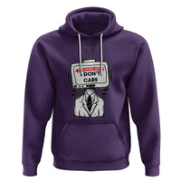 Breaking News I Don't Care Funny Sarcasm Humor Sarcastic Joke Aniti Social Hoodie - Wonder Print Shop