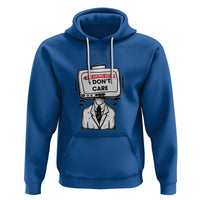 Breaking News I Don't Care Funny Sarcasm Humor Sarcastic Joke Aniti Social Hoodie - Wonder Print Shop