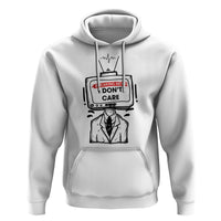 Breaking News I Don't Care Funny Sarcasm Humor Sarcastic Joke Aniti Social Hoodie - Wonder Print Shop