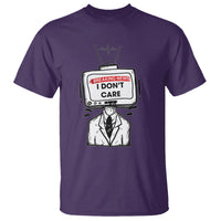 Breaking News I Don't Care Funny Sarcasm Humor Sarcastic Joke Aniti Social T Shirt - Wonder Print Shop