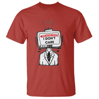 Breaking News I Don't Care Funny Sarcasm Humor Sarcastic Joke Aniti Social T Shirt - Wonder Print Shop