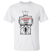 Breaking News I Don't Care Funny Sarcasm Humor Sarcastic Joke Aniti Social T Shirt - Wonder Print Shop