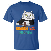 Judge Cat Judging You Silently Funny Sarcastic T Shirt - Wonder Print Shop