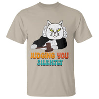 Judge Cat Judging You Silently Funny Sarcastic T Shirt - Wonder Print Shop