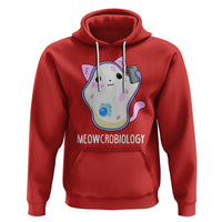 Meowcrobiology Microscopic Cats Science Pet School Biology Hoodie - Wonder Print Shop