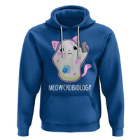 Meowcrobiology Microscopic Cats Science Pet School Biology Hoodie - Wonder Print Shop