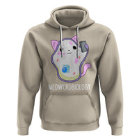 Meowcrobiology Microscopic Cats Science Pet School Biology Hoodie - Wonder Print Shop