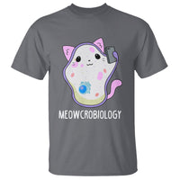 Meowcrobiology Microscopic Cats Science Pet School Biology T Shirt - Wonder Print Shop