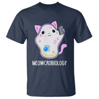 Meowcrobiology Microscopic Cats Science Pet School Biology T Shirt - Wonder Print Shop