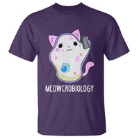 Meowcrobiology Microscopic Cats Science Pet School Biology T Shirt - Wonder Print Shop