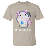 Meowcrobiology Microscopic Cats Science Pet School Biology T Shirt - Wonder Print Shop