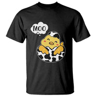MOO Funny Chicken Fake Cow T Shirt - Wonder Print Shop