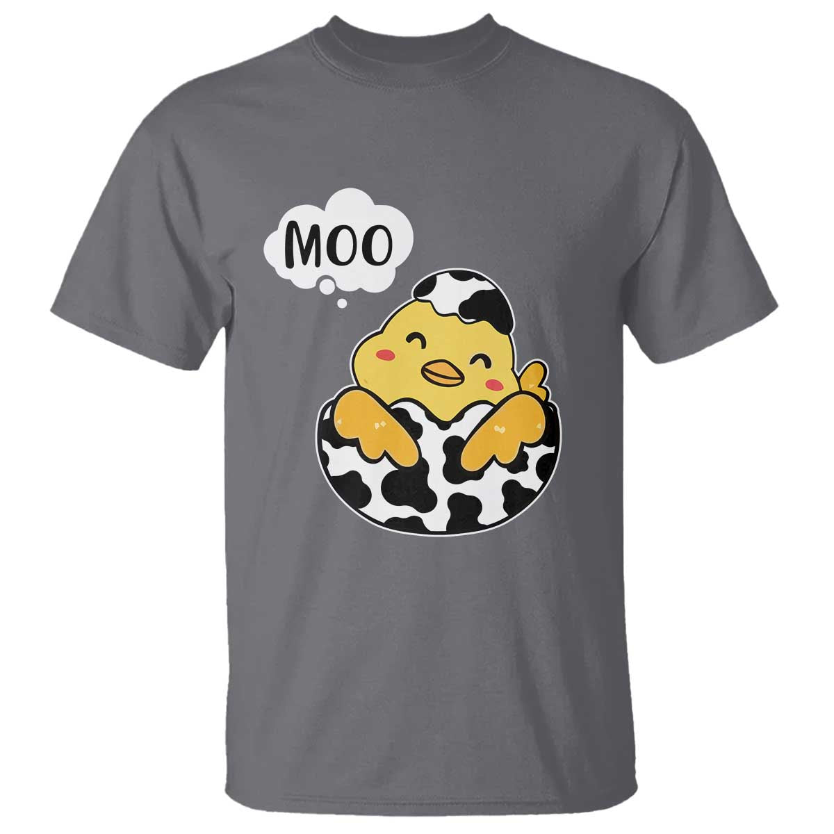 MOO Funny Chicken Fake Cow T Shirt - Wonder Print Shop