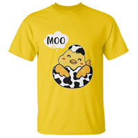 MOO Funny Chicken Fake Cow T Shirt - Wonder Print Shop