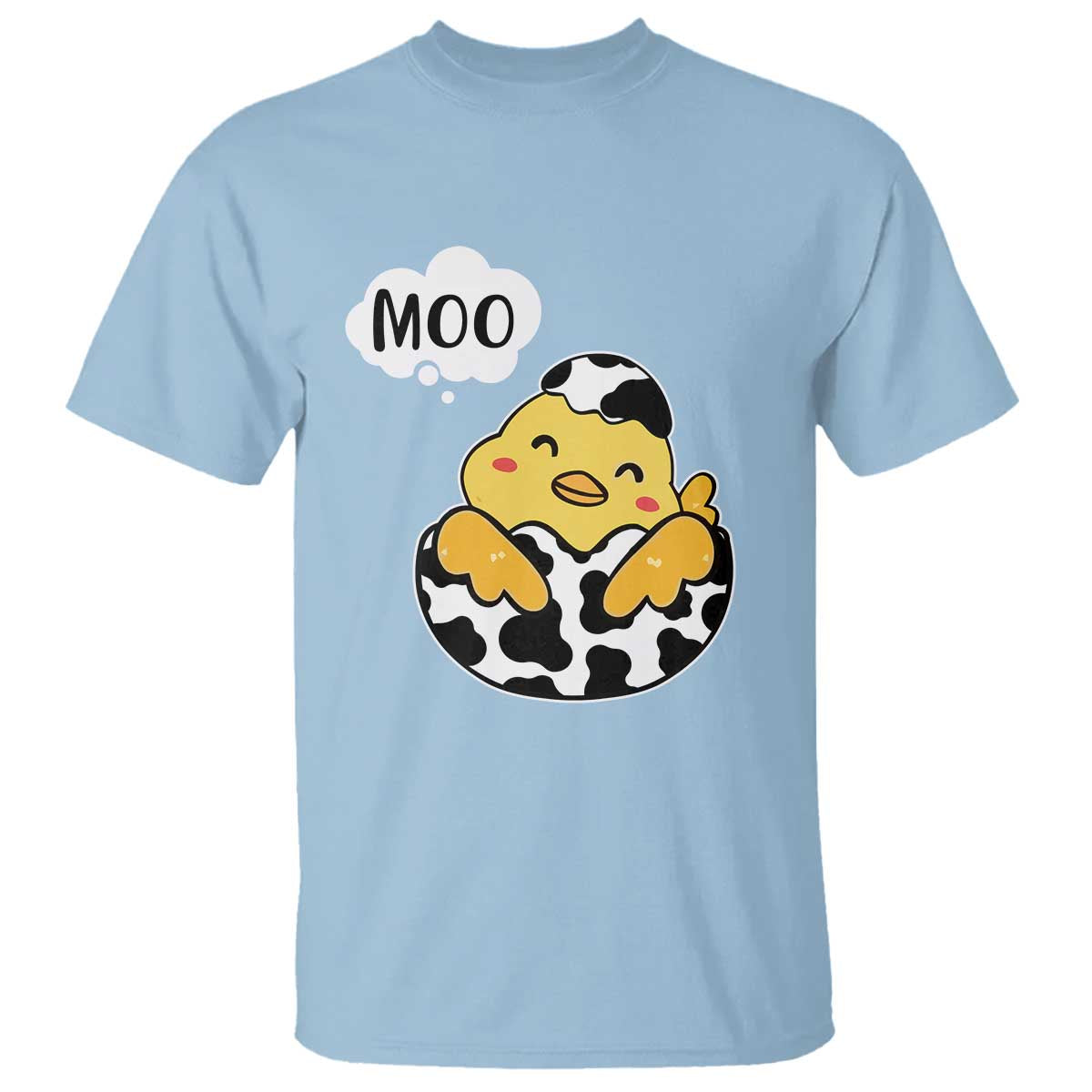 MOO Funny Chicken Fake Cow T Shirt - Wonder Print Shop